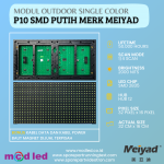 MODUL P10 KUNING SMD OUTDOOR MERK MEIYAD