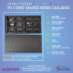 MODUL P2.5 RGB FULL COLOR SMD INDOOR 3840Hz MERK CAILIANG